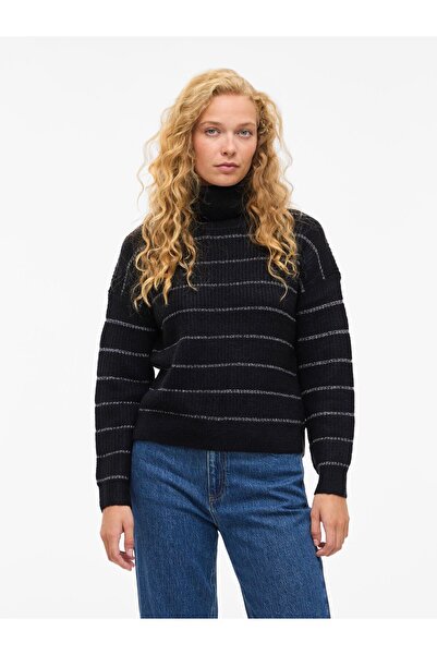 VILA Strickpullover VIZAZA Glitzer