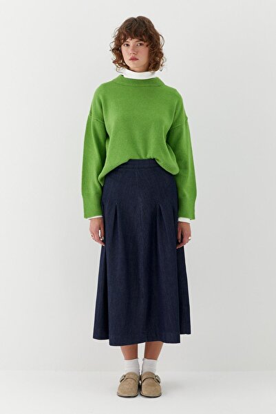 MARKALİSTE Basic knit sweater green