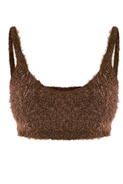 Pretty Little Thing PRETTYLITTLETHING top, brown