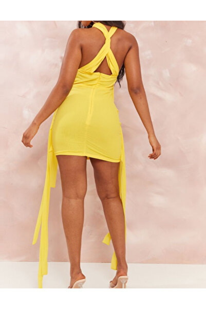 Pretty Little Thing PRETTYLITTLETHING mini dress, yellow
