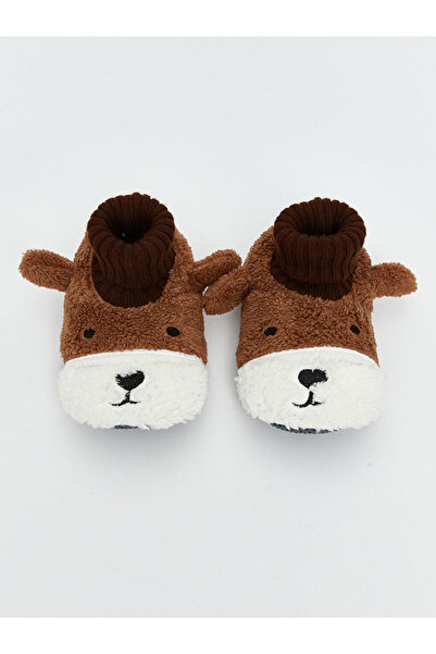 LC Waikiki Shining Store'dan Işıltılı Seçimler | Hayvan Nakışlı Pelüş Erkek Bebek Ev Botu Panduf