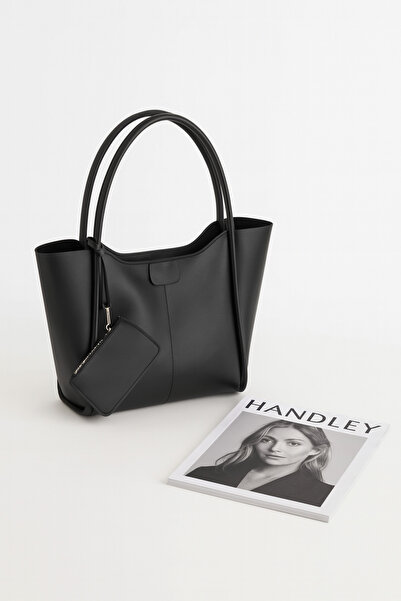 Handley Τσάντα ώμου από συνθετικό δέρμα πολυτελείας μεγάλης χωρητικότητας
