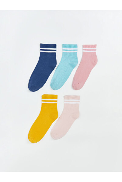 LC Waikiki Sparkling Selections from Shining Store |   Striped Women's Socks 5 Pack