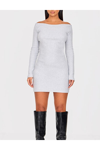 Pretty Little Thing PRETTYLITTLETHING mini dress, gray