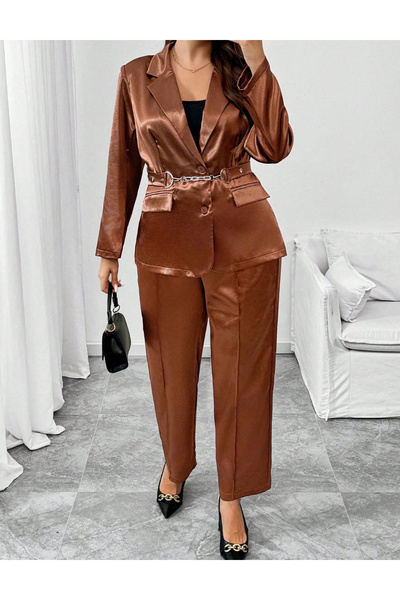Sheya Curve+ suit, brown