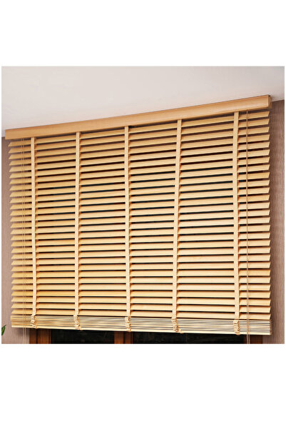 Miage Jaluzi Perde Ahşap Renk 50mm Ofis Modern Ve Tüm Mekanlar Için Aj351