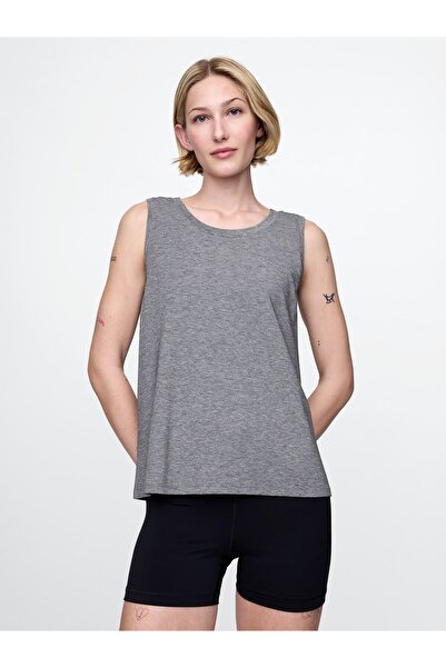 GAP Kadın Gri GapFit Breathe Tank Top