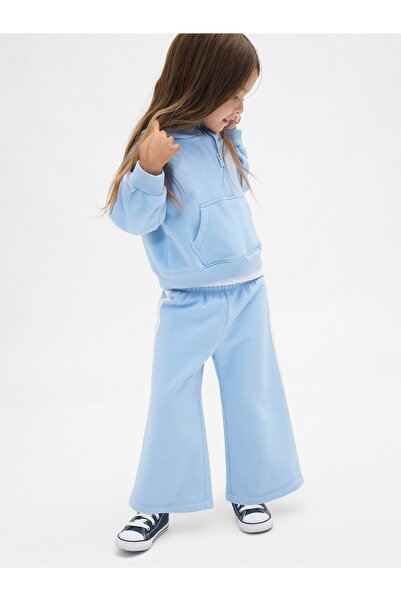 GAP Kız Bebek Bebe Mavisi VintageSoft Sweatshirt Outfit Set