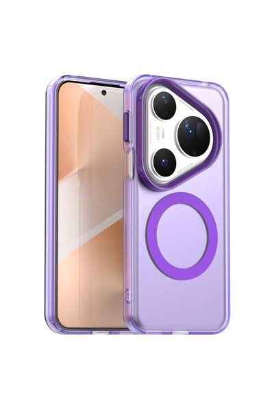 Techsuit Husa Huawei Pura 80 Ultra CandyCase MagSafe, mov