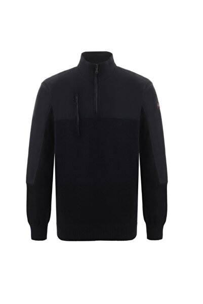 PAUL&SHARK MEN'S ZIPPED PULLOVER