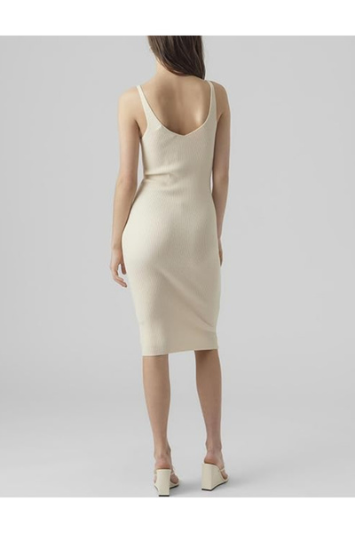 Vero Moda Vero Moda midi dress, cream
