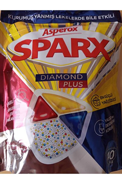 ASPEROX SPARX DIAMOND PLUS BULAŞIK MAKİNESİ KAPSÜLÜ 40LI