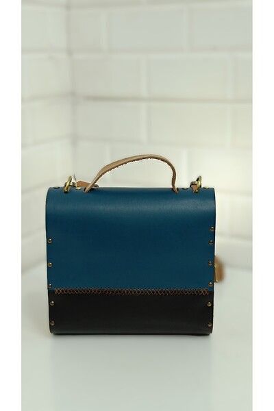 MARSEDO Women's Wooden Edged Genuine Leather