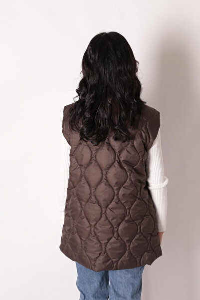 İkoll 0035283 Women's Stand Collar Puffer Vest