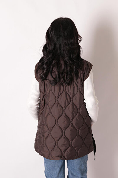 İkoll 0035283 Women's Stand Collar Puffer Vest