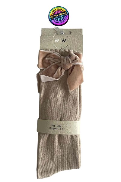 ww waka waka kids store Bowknot Laptop Socks – Stylish, Soft and Comfortable