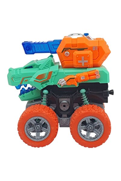Vardem Friction Dinosaur Vehicles - with Sound and Light - D500-19 - Turquoise