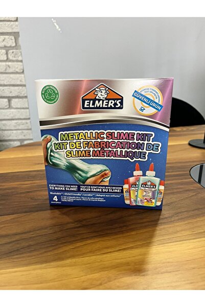 Elmers krizantem Metalik Slime Kit oyun hamuru kit renkli uzayabilen metalik