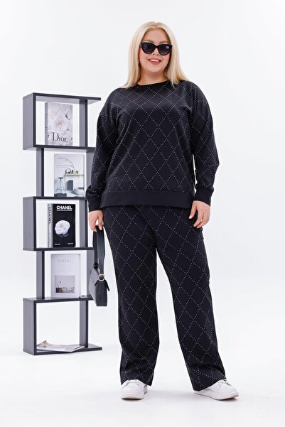 Siyezen Large Size Baklava Pattern Stone Stylish Set