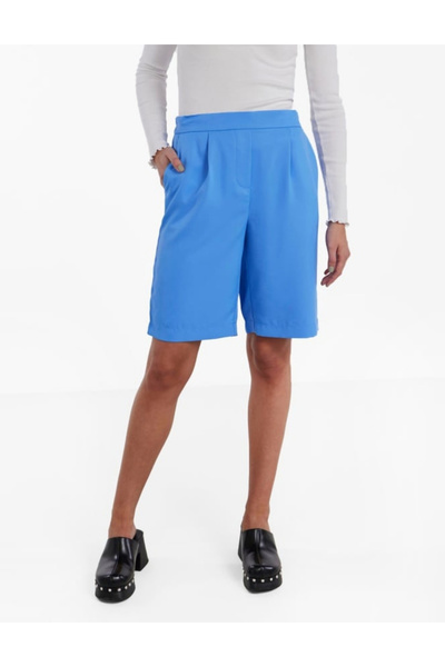 PIECES Pieces shorts, blue