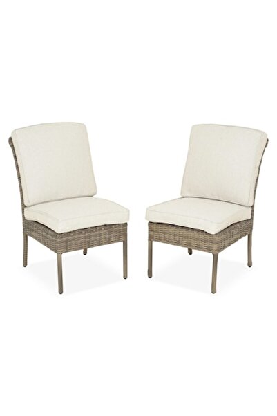 Maison Mex Set 2 scaune fara brate gradina/terasa, CHASEWOOD, L.75 l.75 H.89 ...