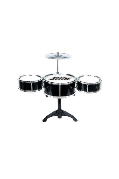 dalimag Set de tobe jazz de jucărie, 4 piese, jucării magice, negru, alb/negru