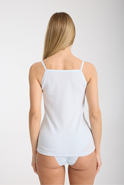 Niss Secret Kadın Atlet %100 Pamuk 2’li Kadın Slip (Pembe & Mavi)