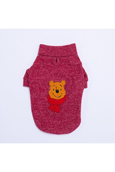 Pawstar Bordo Pooh's Ashdown Winnie Köpek Sweati Köpek Kıyafeti Orta-Büyük Irklar İçin