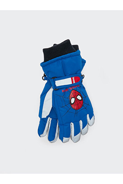 LC Waikiki Μπλε Χοντρά Γάντια Αγοριού με άδεια χρήσης