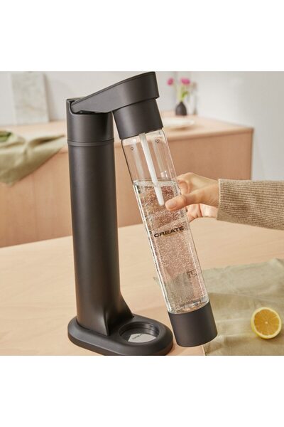 Create Carbonated water maker, CREATE, Soda Maker Studio, 1 liter, black