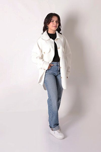 İkoll 0035851 Women's Jacket with Pocket and Button Detail
