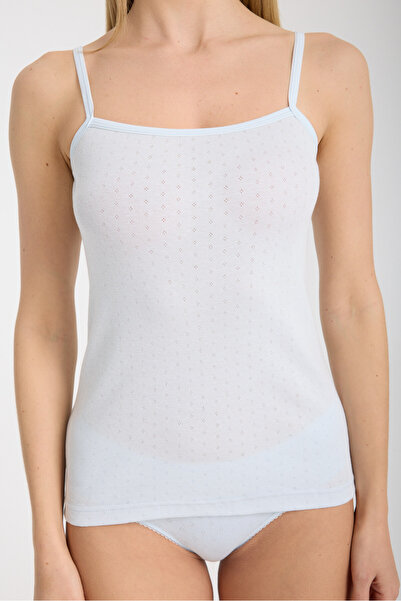 Niss Secret Kadın Atlet %100 Pamuk 2’li Kadın Slip (Pembe & Mavi)