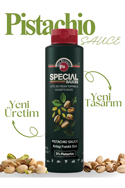 FO Antep Fıstıklı (Pistachio) Sos %5 Antep Fıstıklı Topping Sos x 4 Adet