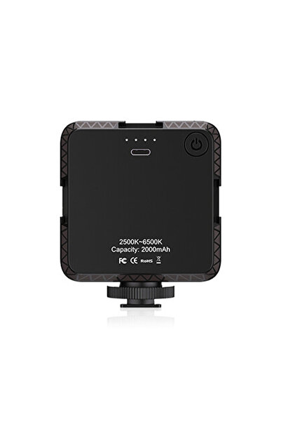 APEXEL Portable LED Camera Light, Apexel, FL03, Adjustable, 2500K-6500K, USB-C