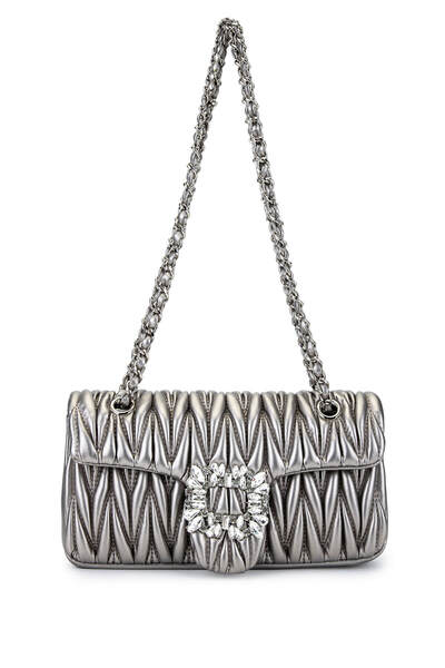 Tamer Tanca Women's Faux Leather Metallic Shoulder Bag