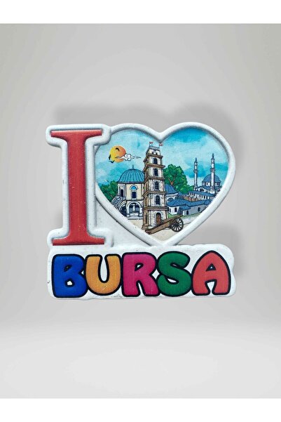 Mundy BURSA Temalı Eskitme Polyester Magnet Buzdolabı Süsü