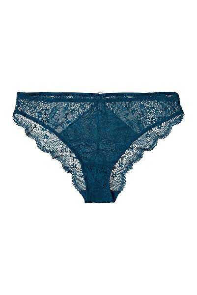 ESOTIQ Women's Classic Brief Panties with Floral Lace & Mesh Decorative Details Sexy | Tarot