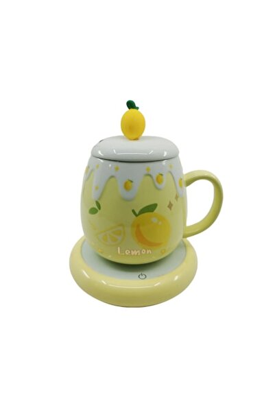 Doty Set LemonCup Doty® cana cu capac si plita electrica, ceramica, lingurita...