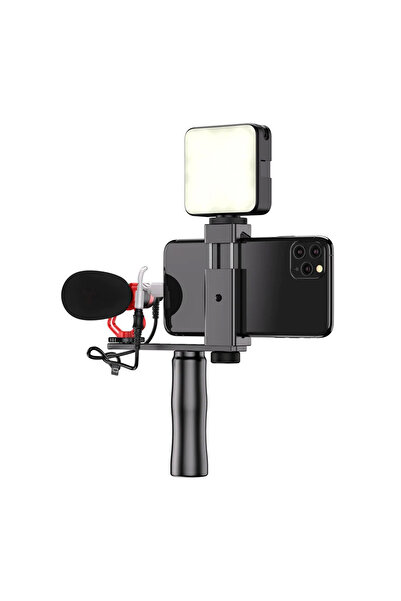 APEXEL Photo Video Stabilizer Rig for Phone, Apexel, Multifunctional, Aluminum, Universal Grip