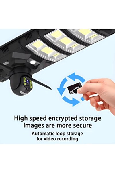 Sunmaster 450W LED solar lamp with WiFi/4G surveillance camera – SUNMASTER, 4MP 2K Full HD