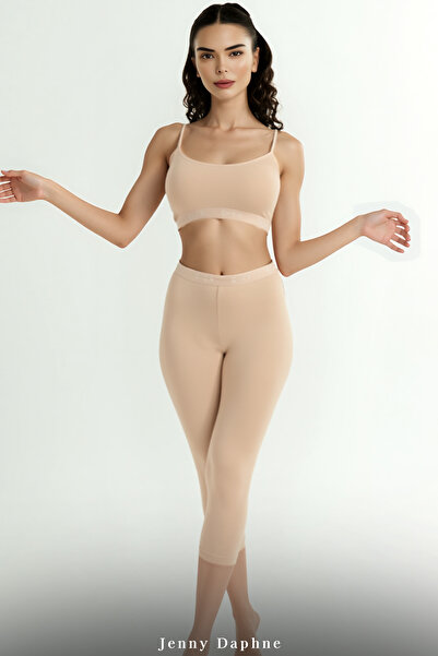 Jenny Daphne Bamboo Large Size Bustier with Rope Straps and Padded Qen 708B