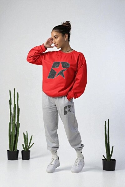 Wish BF oversized R Star με τύπωμα με κουκούλα Σετ φόρμας χειμερινό Βαμβάκι τ...