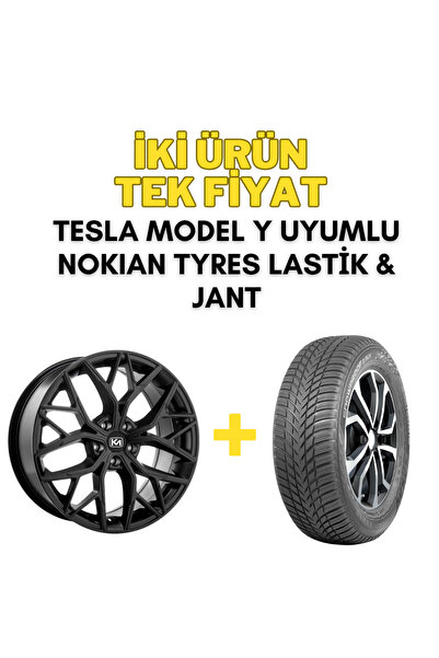 Nokian Tyres Tesla Model Y Uyumlu Nokian 255/40R20 Kış Lastiği 4 Adet Yılı:2024 + KM 3420 20" Jant 4 Adet
