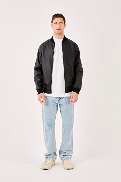 Rocqerx X-2012 Спідниця на блискавці з підкладкою з ребристої тканини та шкір...