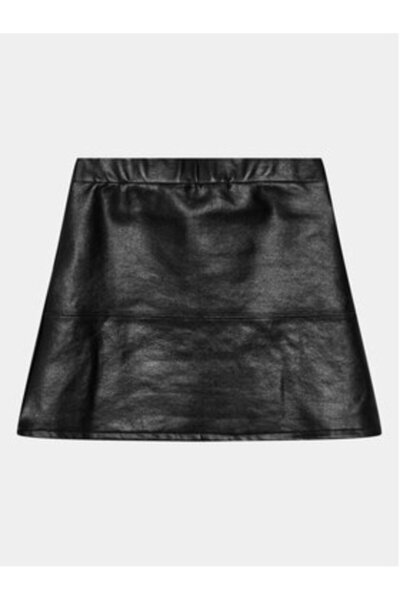 Calvin Klein Jeans Φούστα από απομίμηση δέρματος για κορίτσια IG0IG02295 Μαύρη
