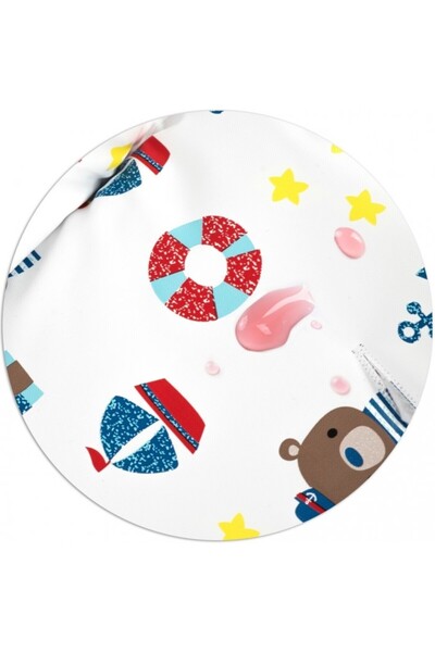 Ricokids Ocean High Chair - White, Multi-Position Recline, Easy-Clean, Non-Slip Feet, 6-36 Months