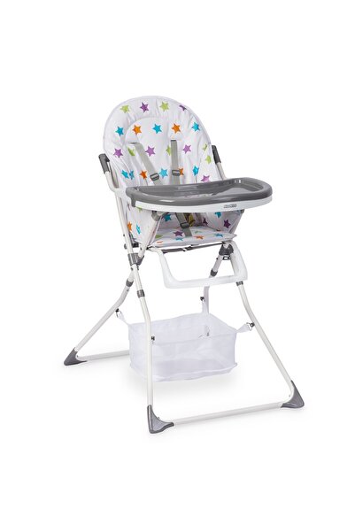 Ricokids Ρυθμιζόμενη παιδική καρέκλα φαγητού για βρέφη και νήπια - Πολύχρωμη, 6-36 μηνών, ιμάντες ασφαλείας