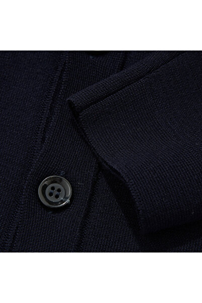 Vakko Navy Blue Men's Knitwear Cardigan M401325568-02