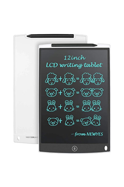 Epilons 12 Inc Writing Lcd Grafik Dijital Kalemli Çizim Tableti Yazı Tahta Not Yazma Eğitim Tableti