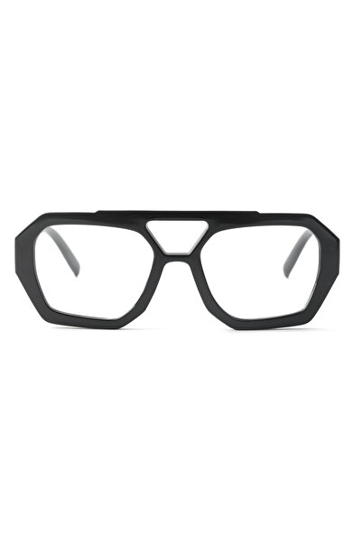 TomyHelf Mavi Işık Koruyucu Geometrik Siyah Bilgisayar Gözlüğü – Modern ve Şık Tasarım